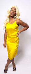 Silk Yellow Dress