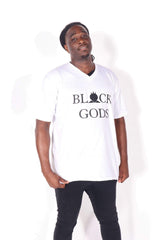 Black Gods V-Neck T-Shirts - Black Gods and Goddess
